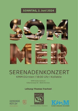 Titelseite des Konzertprogramms Serenadenkonzert 2024